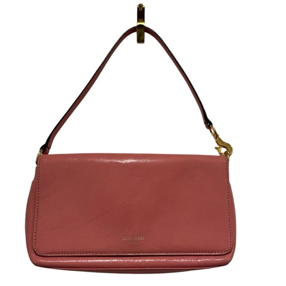 Kate Spade Pink Leather Pochette Wristlet Bag Susanna Spring Easter - Picture 2 of 16